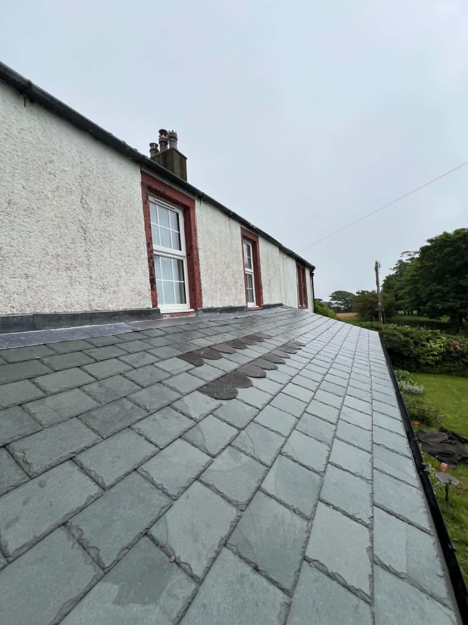 Roofing work