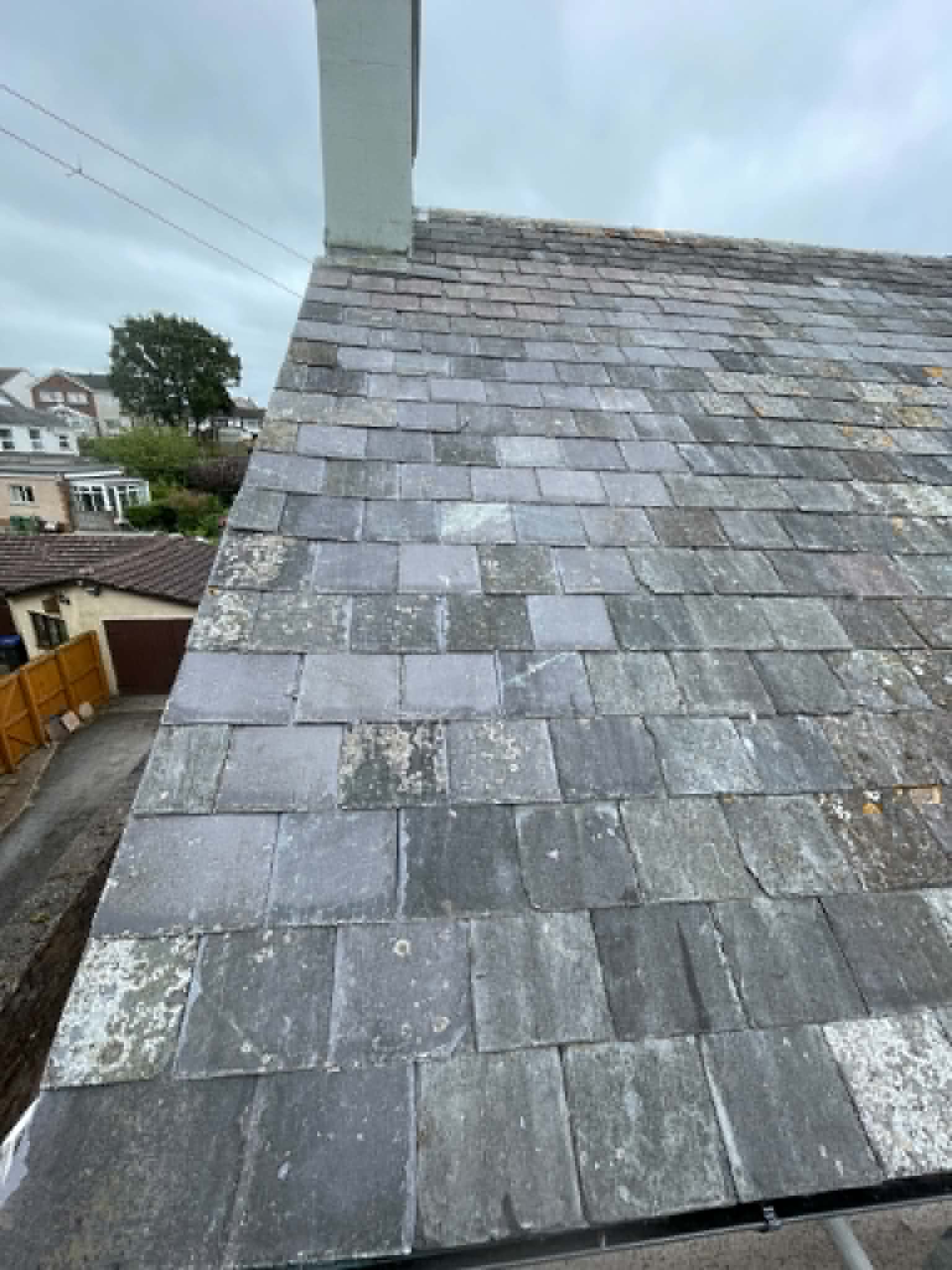 Roofing work