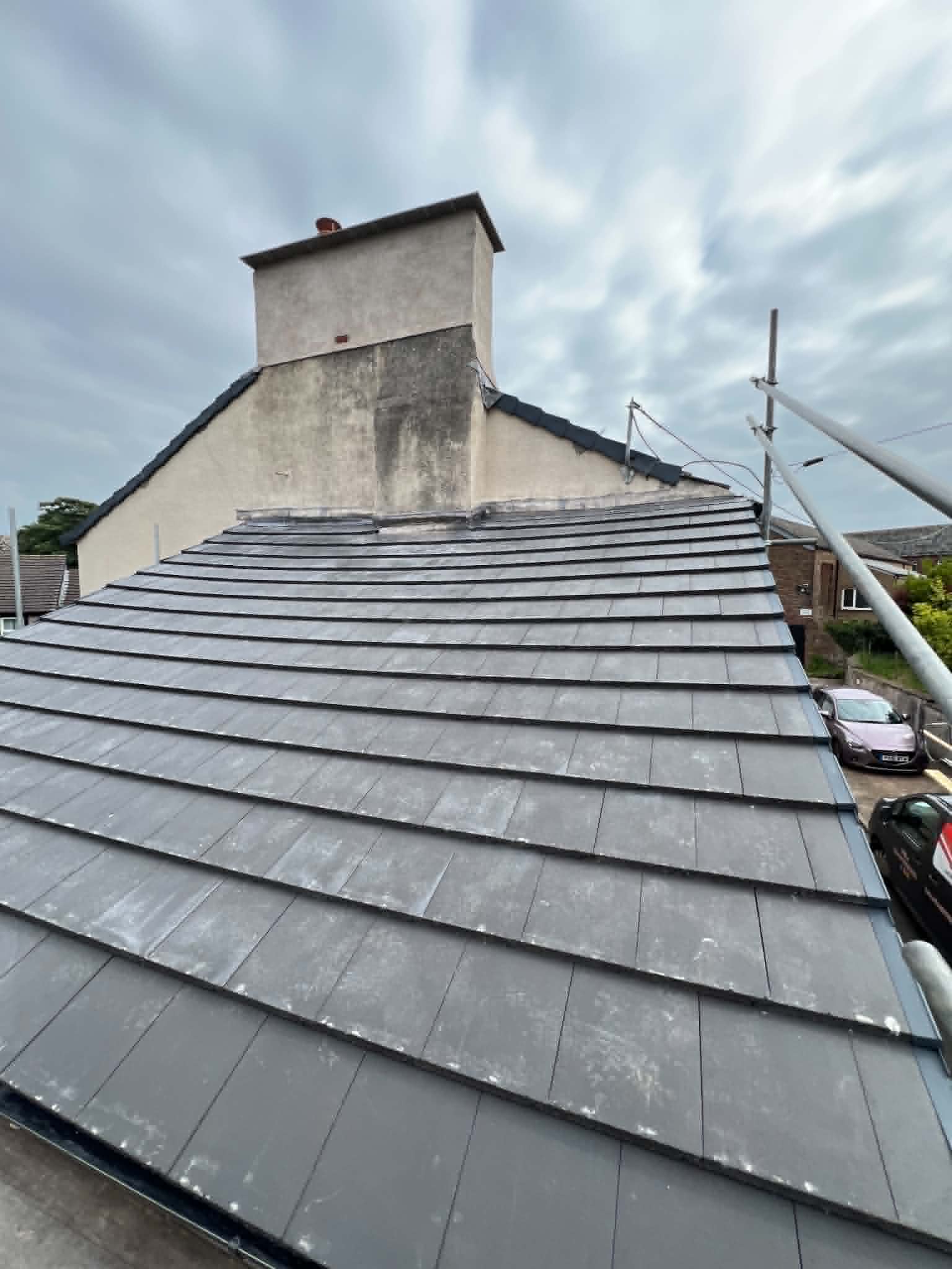 Roofing work
