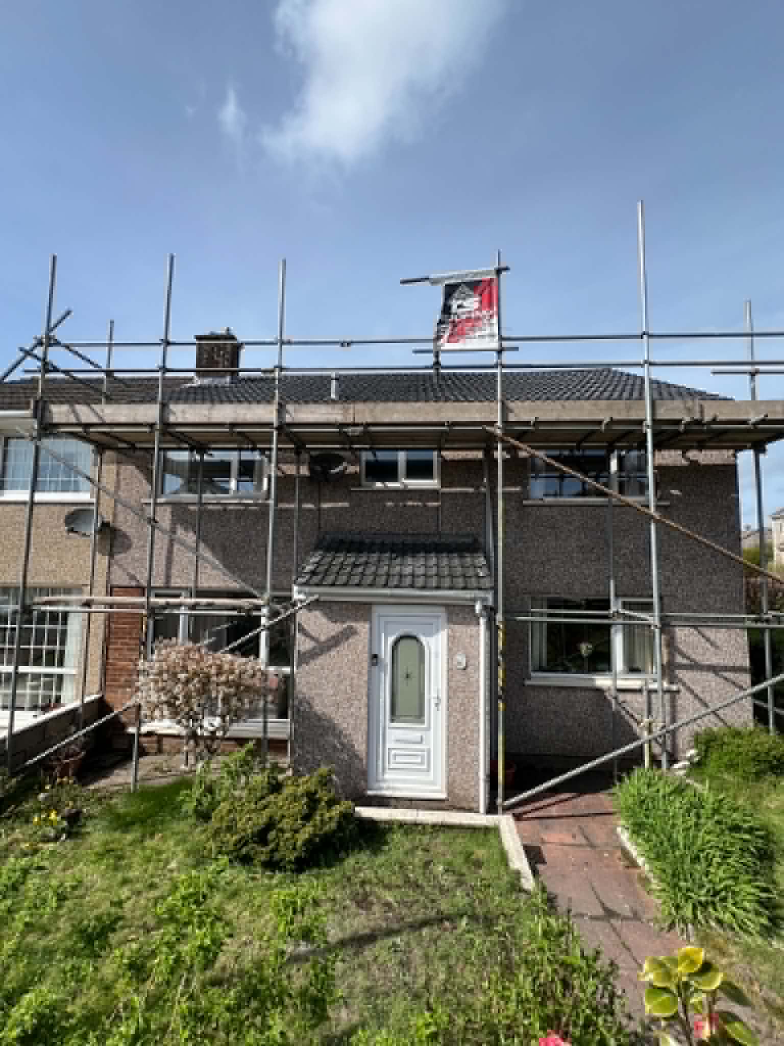Roofing work