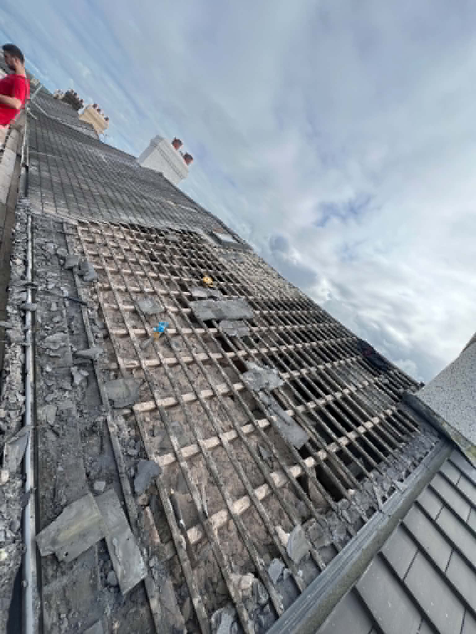 Roofing work