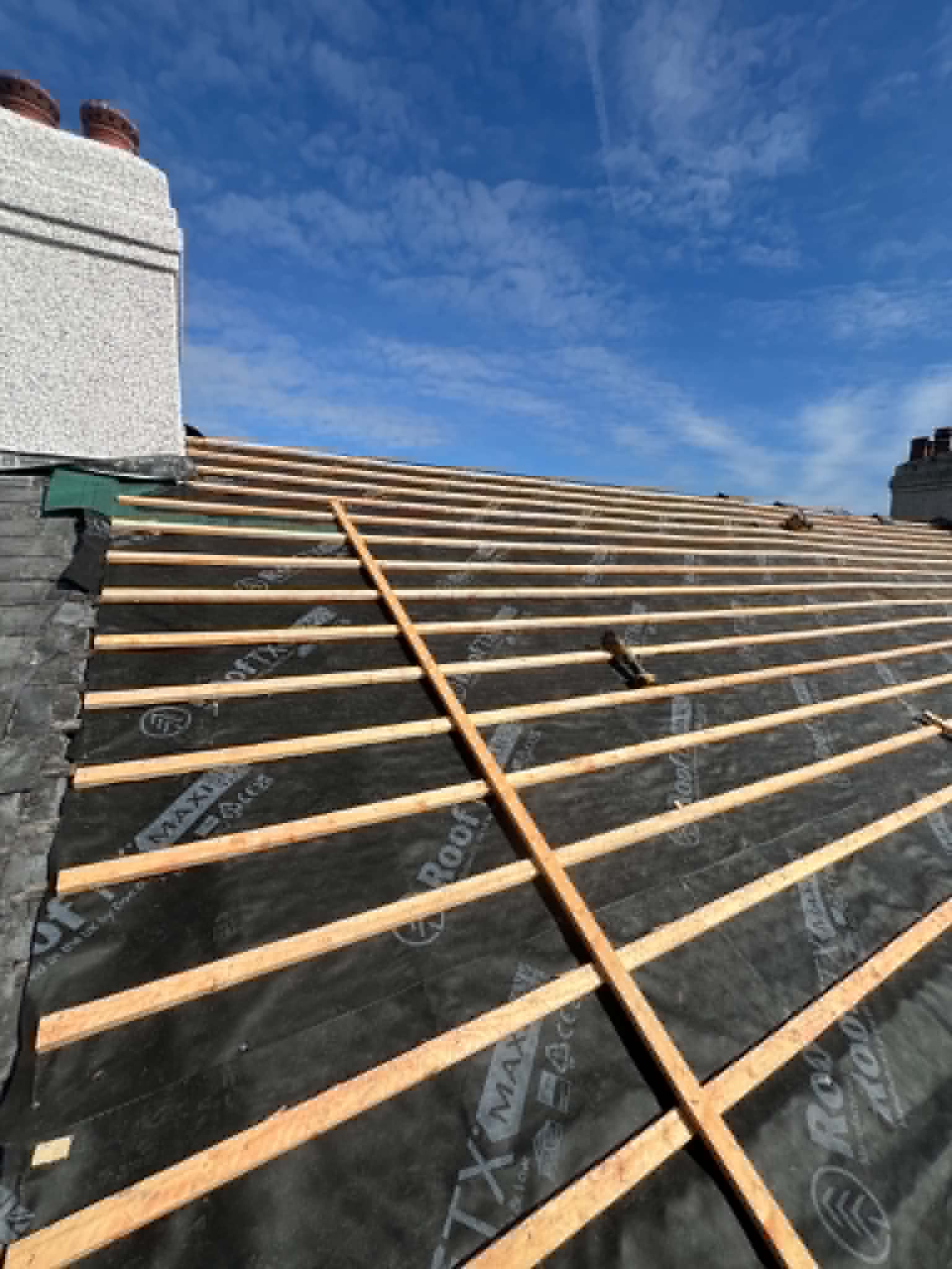 Roofing work