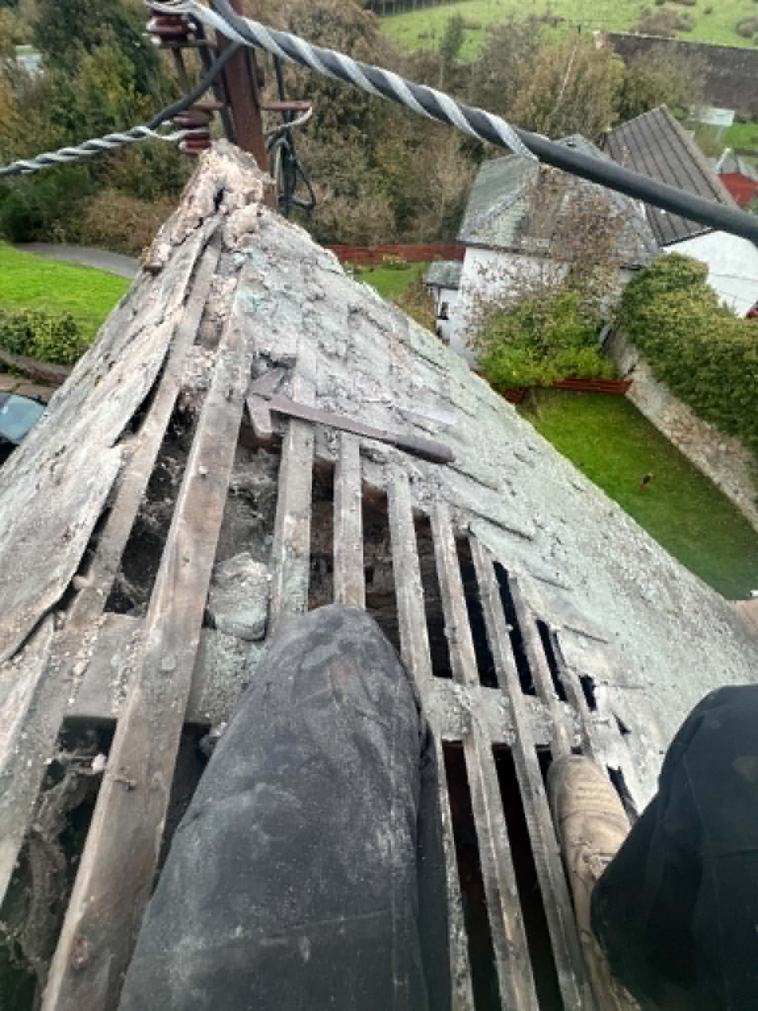 Roofing work